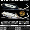 KENOCHI RACING EXHAUST SYSTEM - TYPE STD RACING K SERIES (BLACK & SS SERIES)
