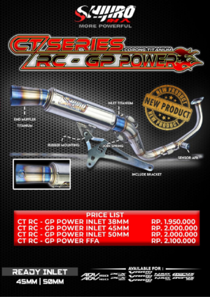 SHIJIRO RACING EXHAUST SYSTEM - TYPE RC GP POWER (CT SERIES)
