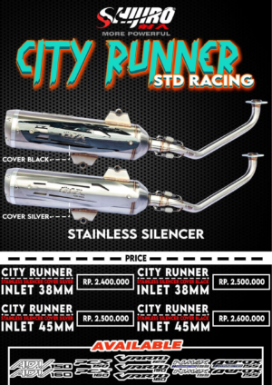 Shijiro Racing Exhaust Type CITY RUNNER SS
