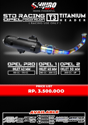 Shijiro Racing Exhaust Type OPEL T3
