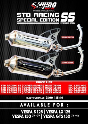 Shijiro Racing Exhaust Type STD RACING SPECIAL EDITION SS