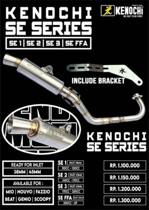 KENOCHI RACING EXHAUST SYSTEM - TYPE SE FOR MATIC BASIC 110cc
