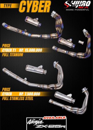 SHIJIRO RACING EXHAUST SYSTEM - TYPE CYBER FOR KAWASAKI ZX-25R