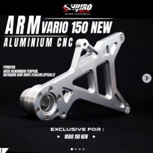 SHIJIRO RACING PARTS - FITMENT ARM ALUMINIUM STEEL FOR HONDA VARIO 150 NEW