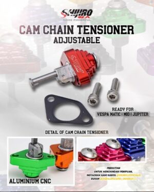 SHIJIRO RACING PARTS - CAM CHAIN TENSIONER FOR VESPA MATIC , MIO , JUPITER Z