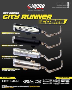 SHIJIRO RACING EXHAUST - TYPE CITY RUNNER COBRA